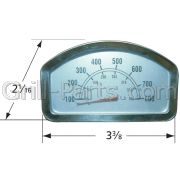 Brinkmann Probe Mounted Heat Indicator Thermometer 2 15/16" x 1 5/8" New 22551 