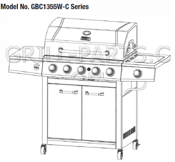 Backyard Grill GBC1355W-C