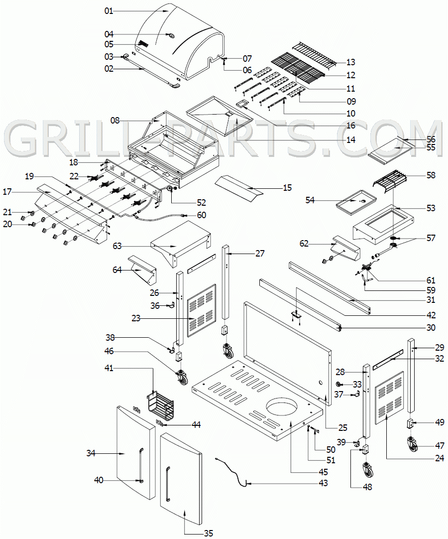 And Nexgrill 720-0033 4-Pack SN2341 SA0361 Replacement For Charmglow 720-0234 