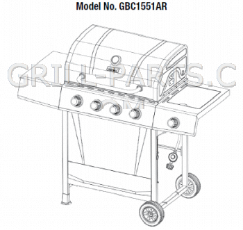 Grill Boss GBC1551AR