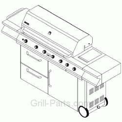 Jenn Air 730 0165 Replacement Grill, Jenn Air Outdoor Gas Grill Replacement Parts