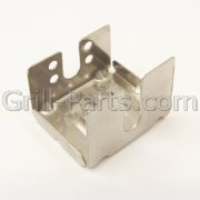 CLA-MS0029 Stainless steel rotisserie motor mounting bracket. Requires two holes drilled 1 3/16 on center. Made in USA. Includes two mounting bolts with wing nuts.