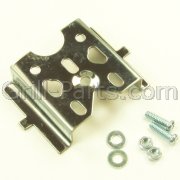 MB-1B Rotisserie motor bracket.<ul><li>Holds motor <u>inverted</u><li>Predrilled for universal fit<li>Includes nuts and bolts</ul><br><br><b>Note:</b> The pre-drilled holes in the MB-1B motor mounting bracket are designed to accommodate as many existing hole patterns as possible. Still, it is possible that you may have to drill new holes.
