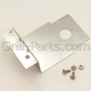 MB-4B Stainless steel rotisserie motor bracket.<ul><li>Holds motor <u>inverted</u><li>Provides shelf clearance on most models<li>Includes nuts and bolts</ul>